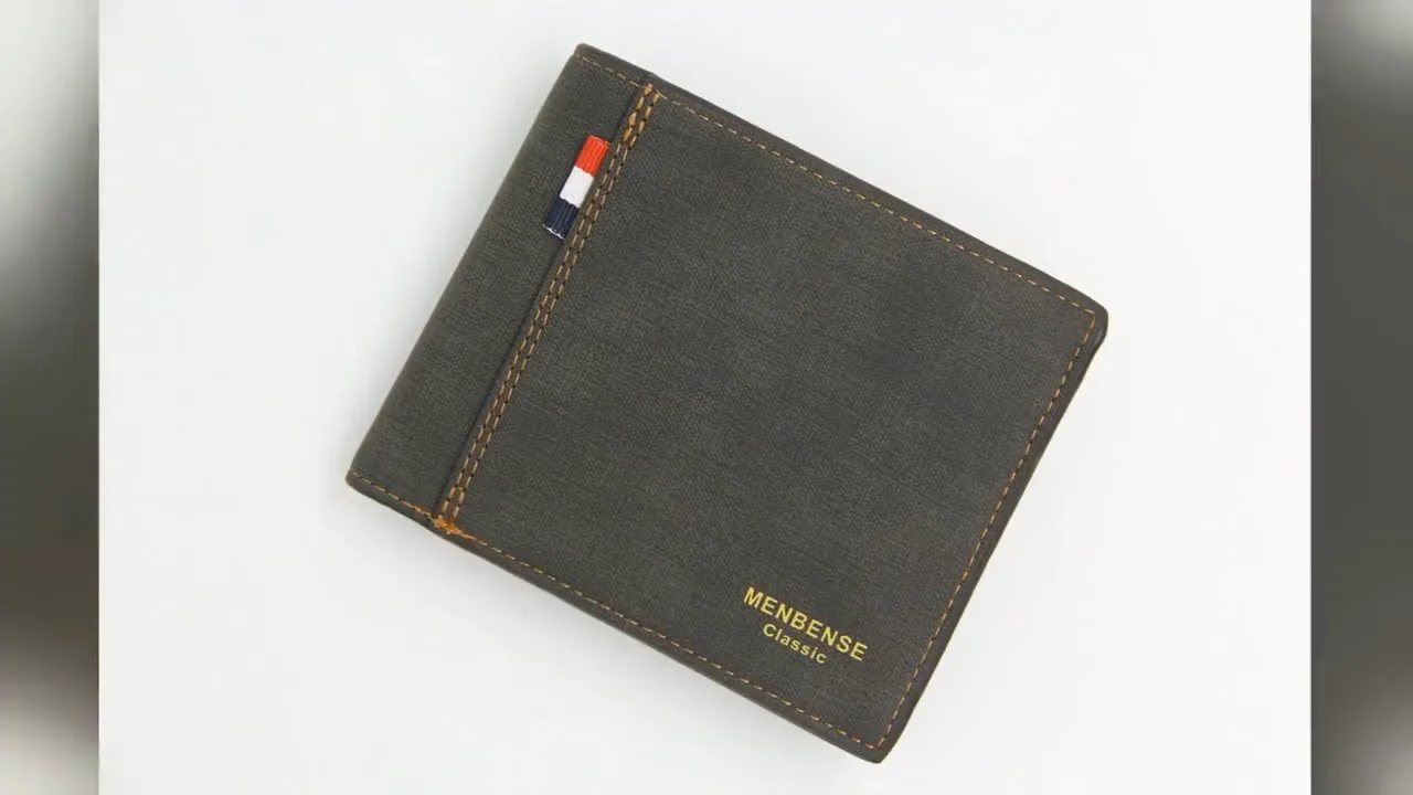 2022 Business Men Leather Wallet Wholesale Cheap Custom Logo Men Wallet