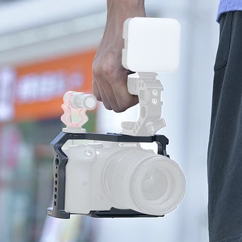 KingMa Multi-hole Aluminium Alloy DSLR Camera Cage Video Vlog Camera Cage Accessory for Can on EOS R5 R6 detail image