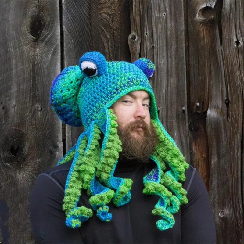 octopus winter hat