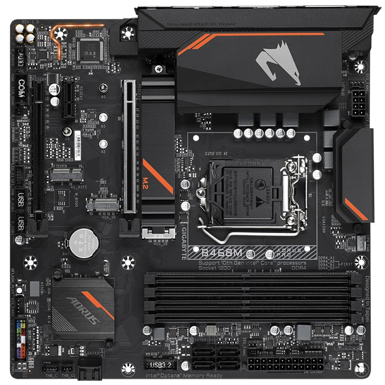 Original GIGABYTE B460M AORUS ELITE Gaming Motherboard with Intel 10th Core  CPU Processor with I5-10500 I7-10700 in Stock| Alibaba.com