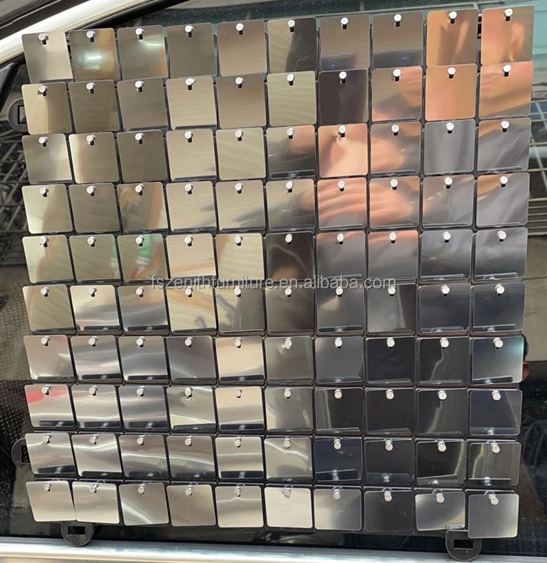 Современный Лидер продаж золотые мерцающие блестки индивидуальный дизайн настенная панель 3d