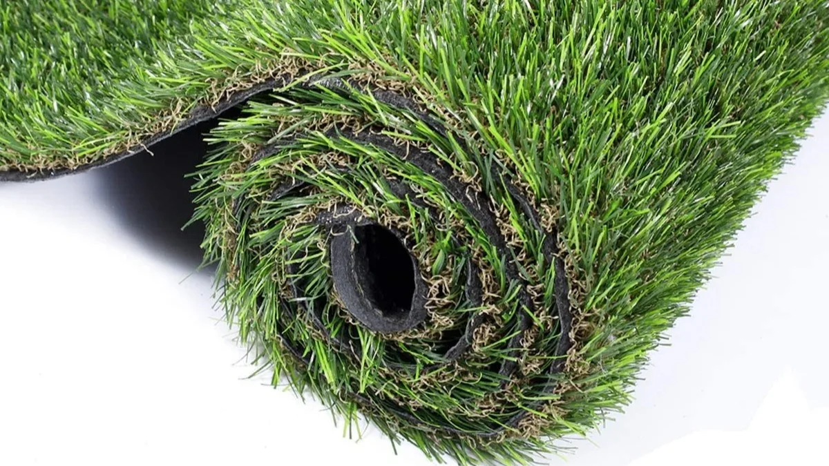 Interlocking Selfdraining Fake Grass Flooring Mat Artificial Grass