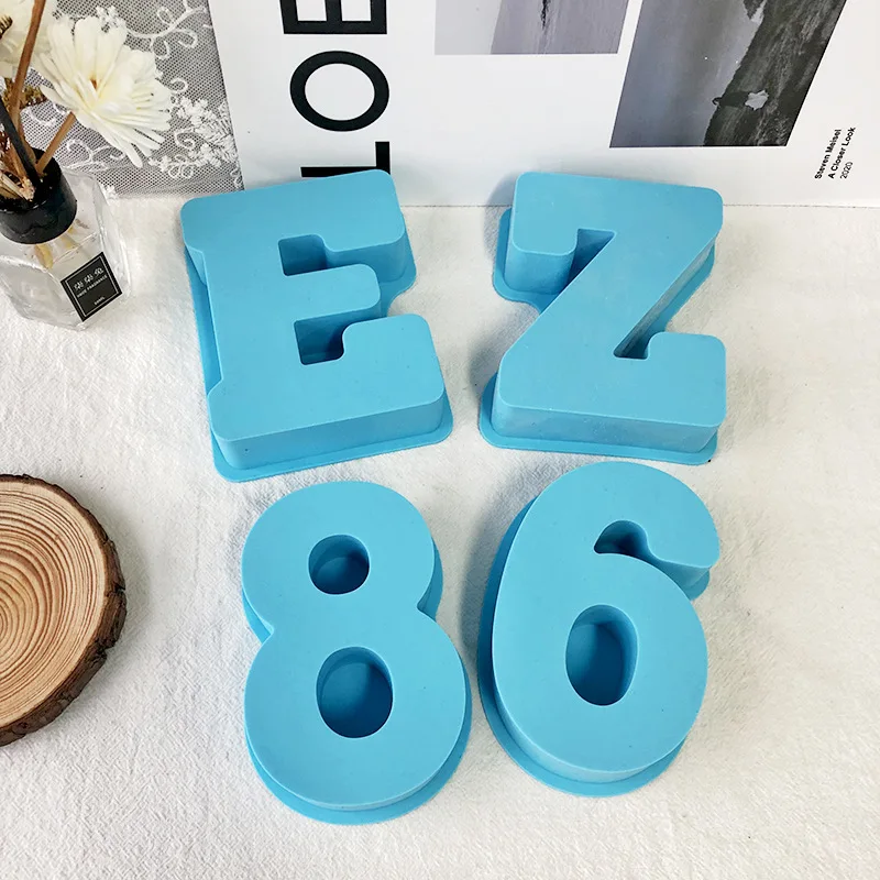 Large Letter Molds For Resin,A To Z Big Resin Letter Molds,Silicone L ...