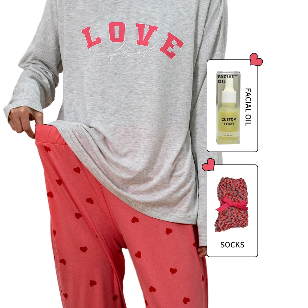 pijamas san valentin