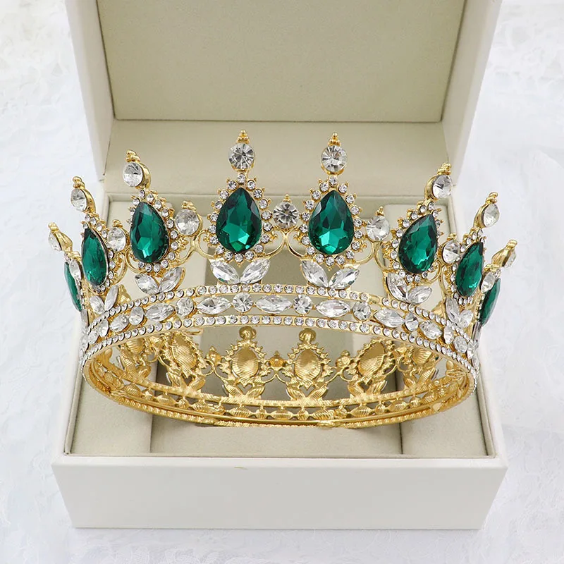 Couronne De Mariage Zooma - Diadème Strass Et Cristaux - Style Princesse Pour Mariée, Bal Ou Fête