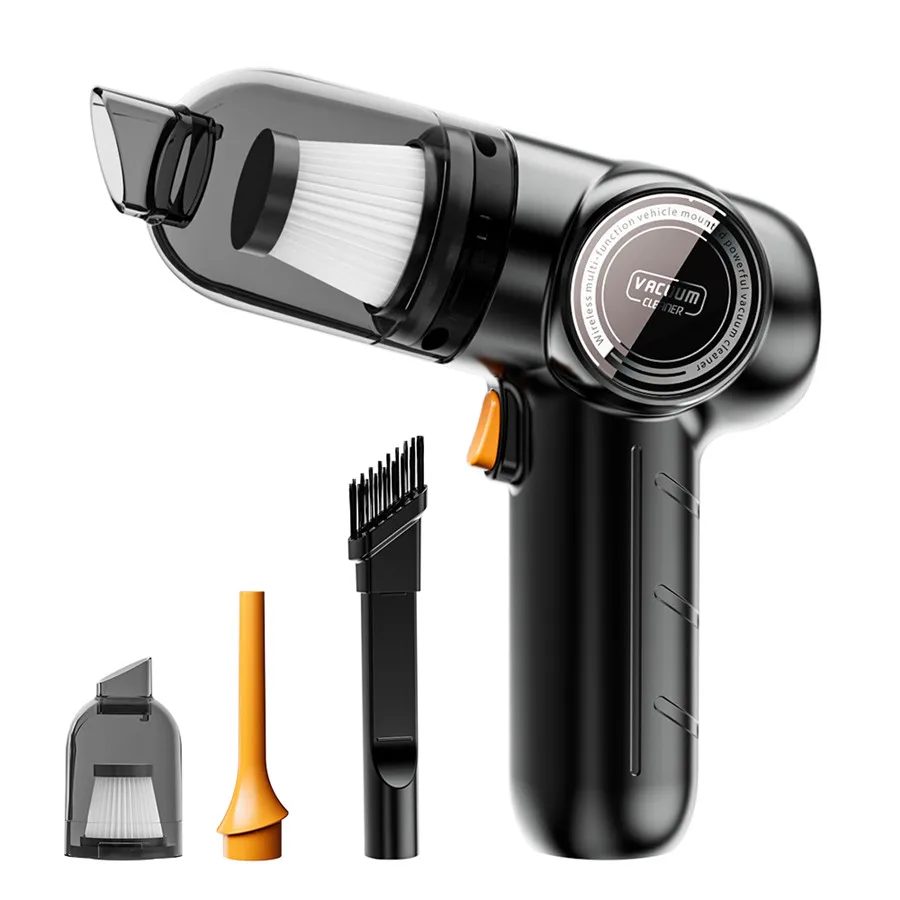 Powerful Handheld Portable Car Vacuum Cleaner 4500Pa Suction Electric Cordless Vacuum Daily Cleaning Kit for Car and Household
