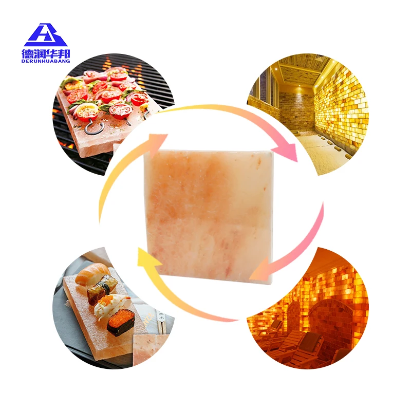 Dalle De Sel Rose De L'Himalaya Pour Barbecue - Bloc De Cuisson En Pierre Naturelle - Neuf