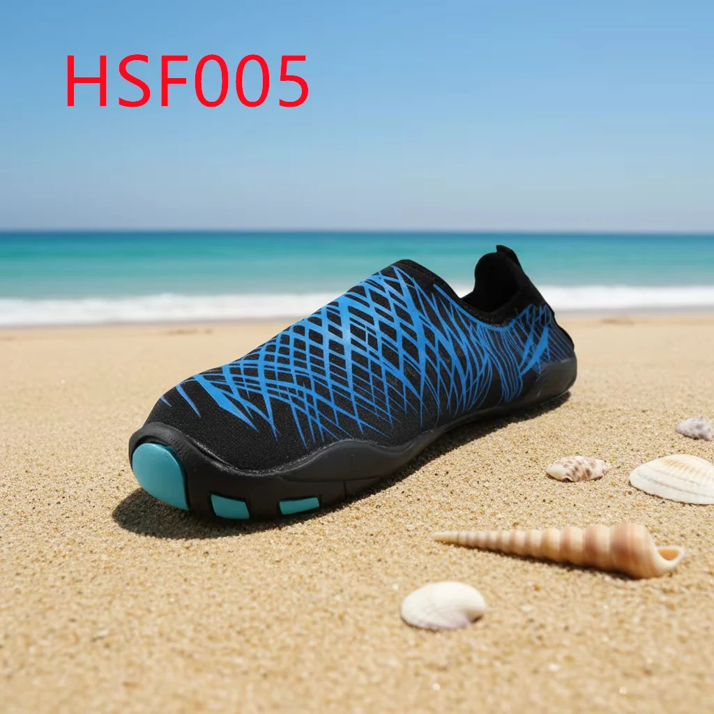 ZYF,water Rescue Anti-slip Rubber Oustole Blue Barefoot Shoes Beach Sunbathing Easy to Air Dry Anti-odor Swimming Shoes HSF005