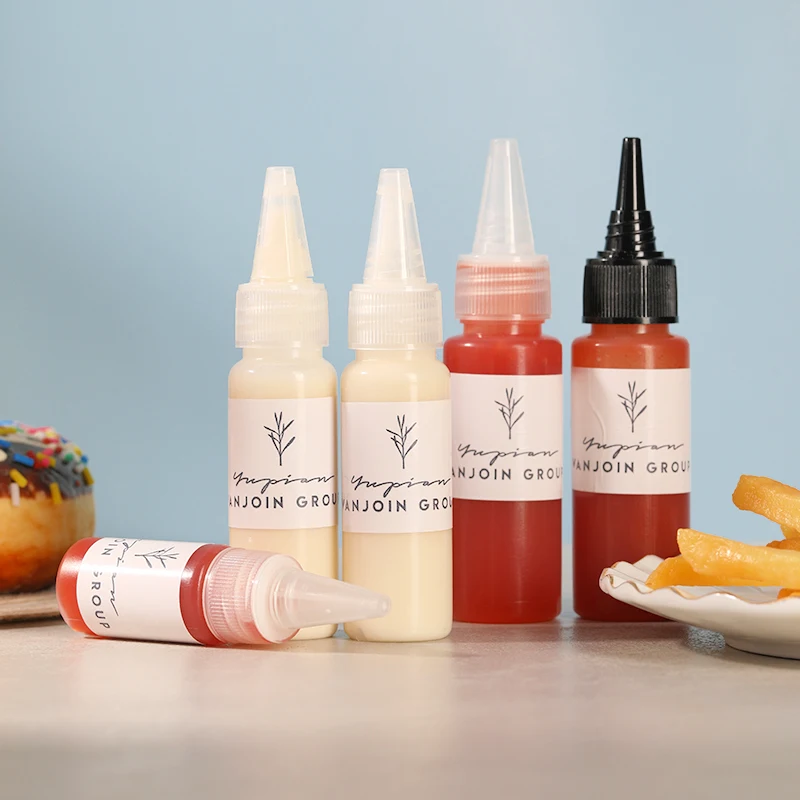 20ml 30ml 50ml持ち帰り用ミニサイズケチャップソーススクイーズボトル