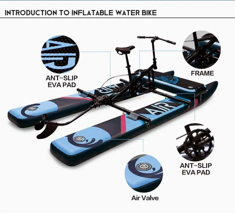 High Quality Sea Water Bike Lake Pedal Bicycle Cycle Pedal Boat