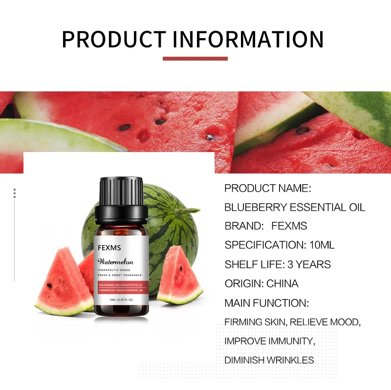 fexms 10ml watermelon essential oil 100%