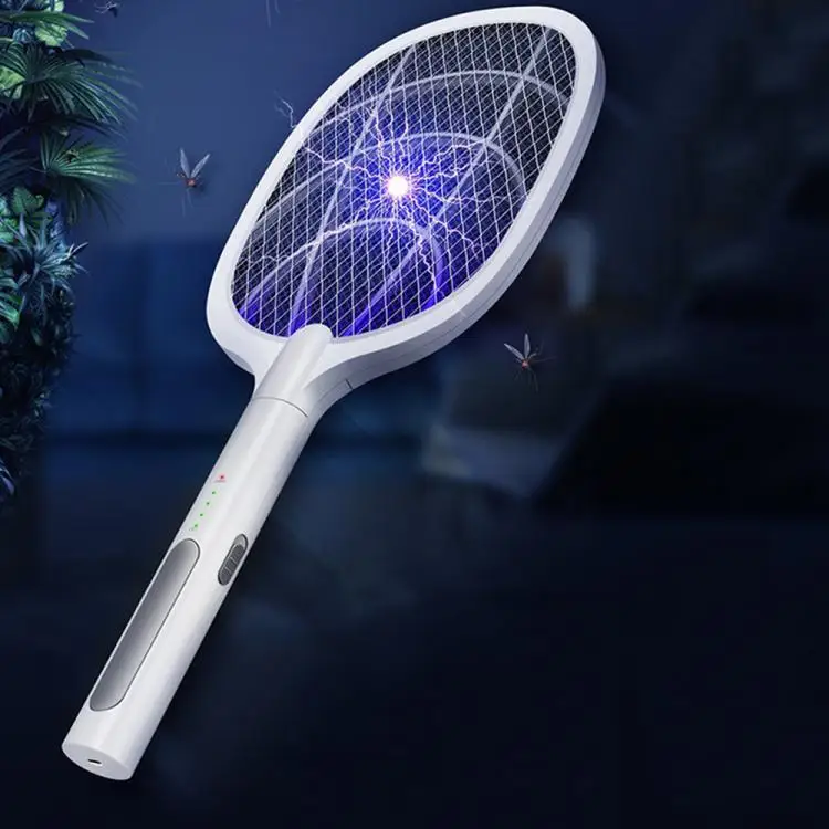 Multi-Function Two-In-One USB Lithium Cell Charge Electronic Swatter Large Voltage Triple Protection for Household Use New Style
