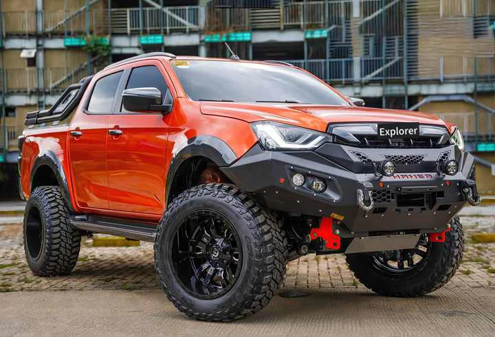 D Max Rear Bar DMAX Steel Front Bumper Bar - Durable & Stylish Upgrade