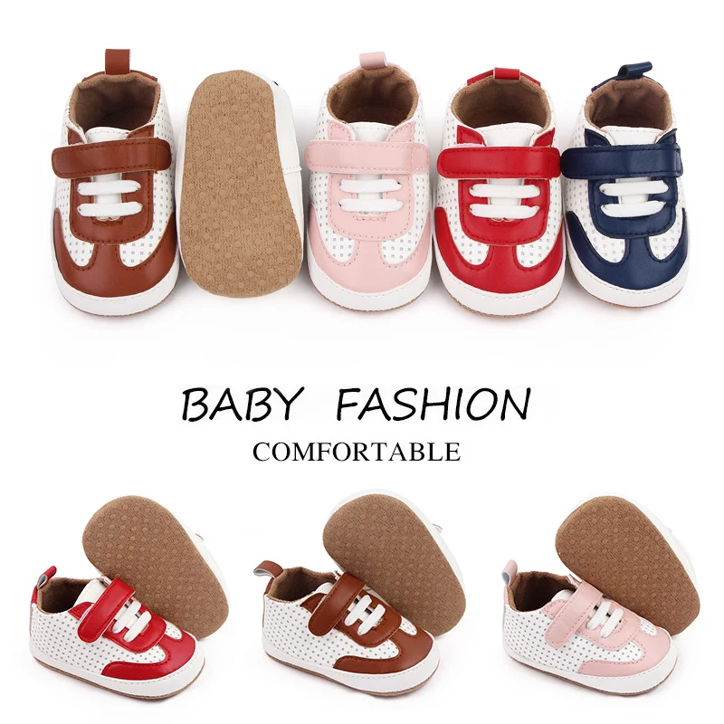 Spring and Autumn New Baby Color Mesh Breathable Soft Sole Non-slip Baby Walking Shoes details