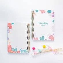 Spiral Daily Planner Notebook Journal Custom Gift Set Weekly Notebook Planner A5 Notebooks Hard Cover