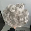 90% grey hair