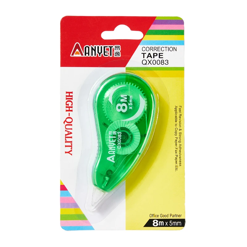 Transparent Colored Correction Tape School Office Stationery Correction