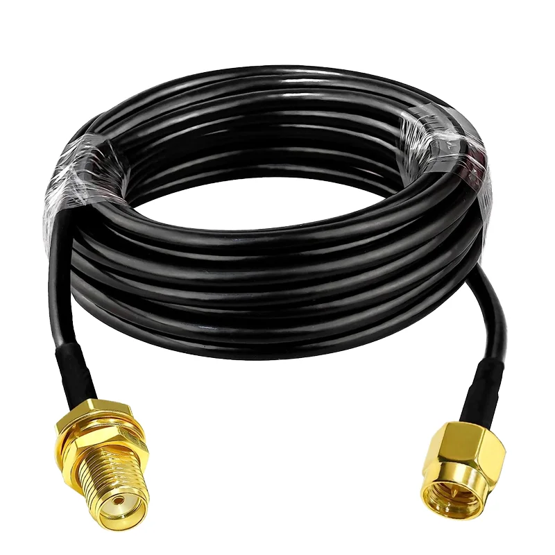 Factory Supply SMA Male to SMA Female RG58 Coaxial Cable Custom Length