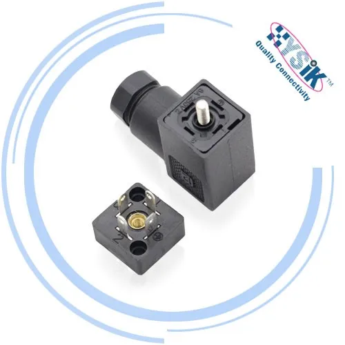 Din43650 Type C 4 Pin Pressure Sensors Valve Connector