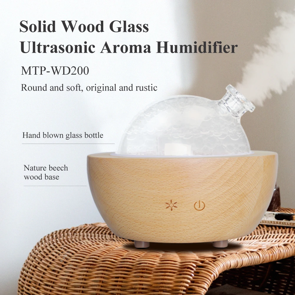 Glass Dome Air Humidifier and essential oil diffuser Specification