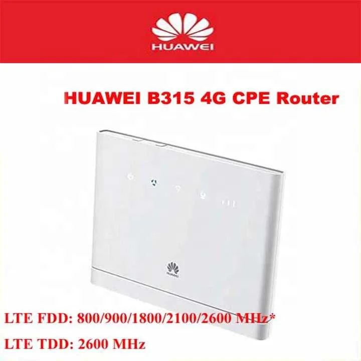 Huawei B315s-519 Unlocked 4G LTE WiFi Router – Fast 150 Mbps For AT&T, T-Mobile, Claro