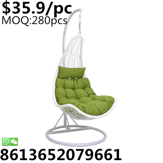 TSF Cheap High Quality Outdoor Patio Wicker hanging Egg Swing Chair