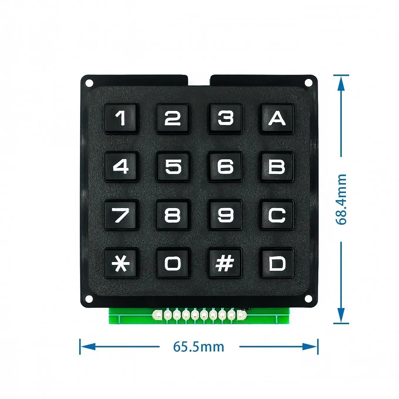 3*4 4*4 Matrix Switch Keyboard Keypad Array Module ABS Plastic Keys 4x4 ...
