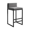Sitting Height 45 Gray Seat Cushion (Black Shelf)