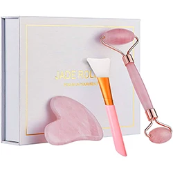 Amazon Hot Sell Facial Jade Roller Massager Set