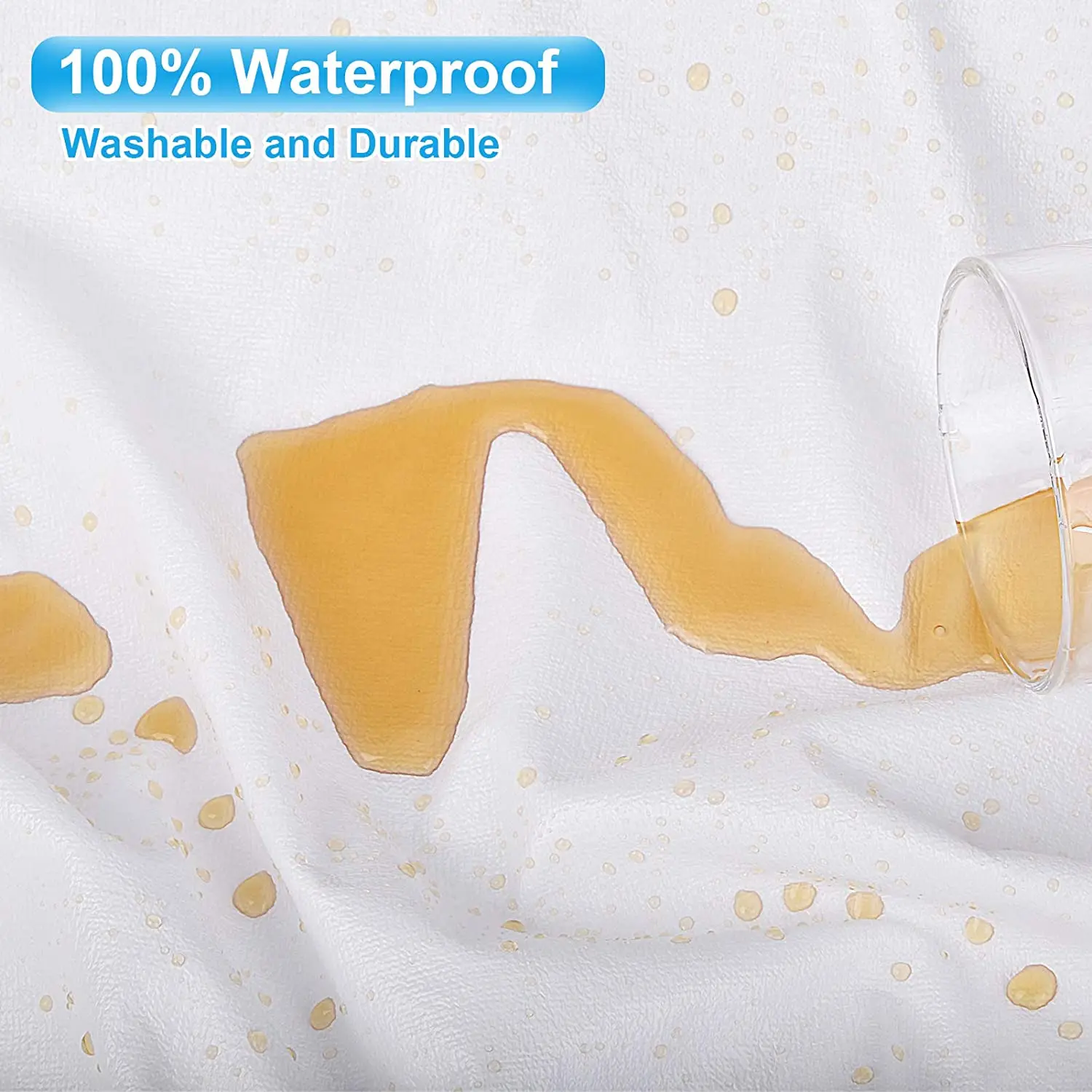 Single double size anti bug waterproof Polyester jersey bed sheet cover