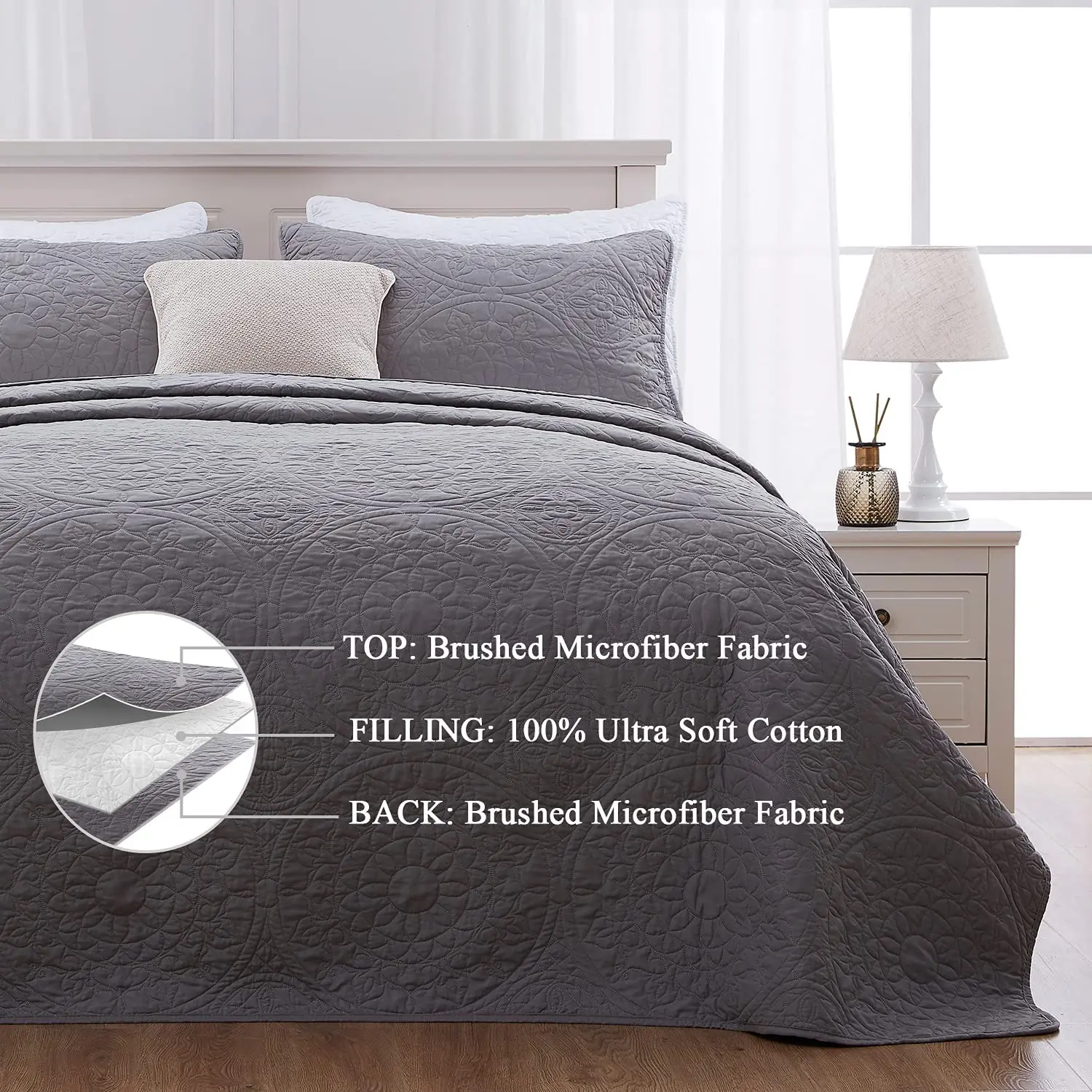 Coastal Style Soft Cute Bedspread Kids Bedding Set Kids Children Printed Patchwork Bedspread