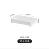 White, darkened drain tray, large size, 420*251*85mm