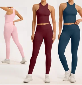 Sport Gym Fitness Clothing Outfits Active Wear 2 PCS Yoga Suits Gym Fitness Set For Women