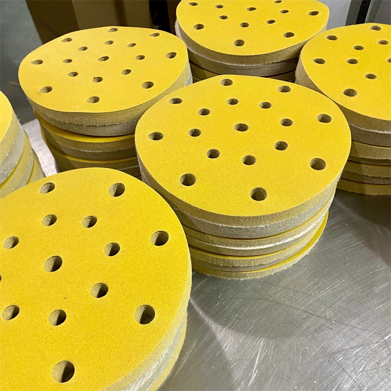 High Quality Sanding Disc 5inch 80-800grit Dry Golden Sanding Discs ...