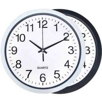 10 Inch Silent Quartz Non Ticking Living Room Office Home Decor Simple Wall Clocks