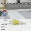 Yellow and White Wave style conch pendant