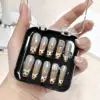 7.7*7.7 small size black-04#