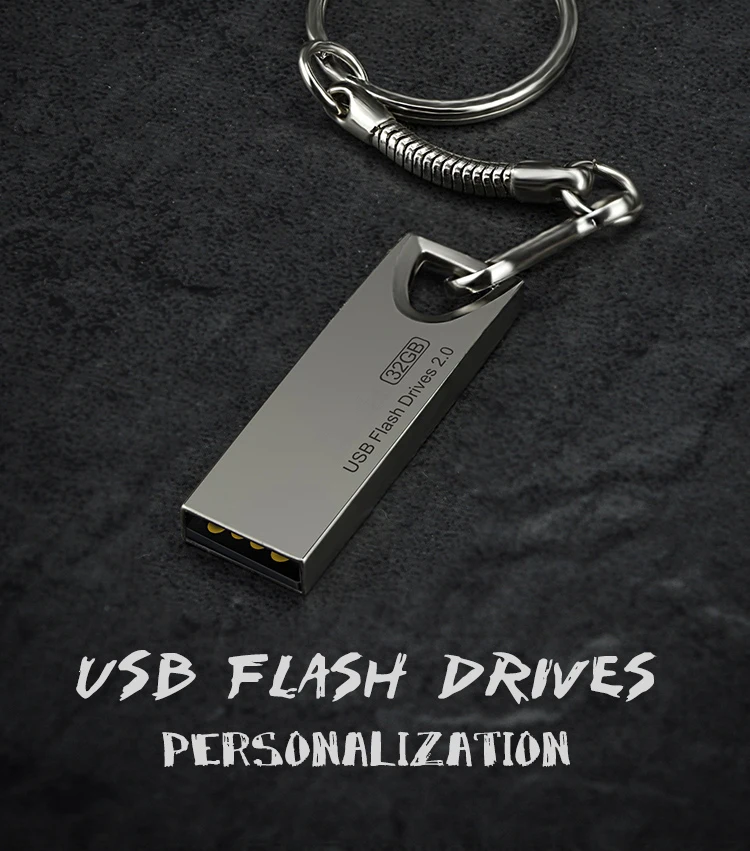 New Style mini Metal 32GB USB Flash Drives USB2.0 16GB 128GB 4GB 128MB 64GB pendrives U disk - ANKUX.COM