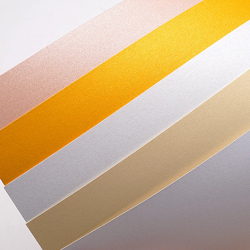 A3 A4 Assorted Color Pearl Card Paper Iridescent Wedding Invitation Card Wrapping Paper