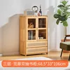 Three-tiered double-drawer bookcase
