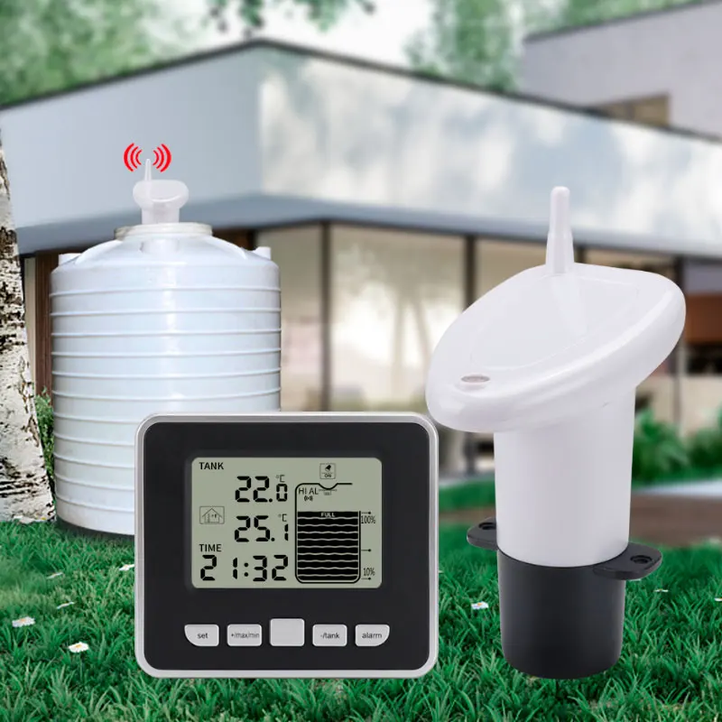 Transmitter Non-Contact Smart Sonic Sound Ts-Ft002 Depth Drawdown Automatic Wireless Ultrasonic Water Tank Liquid Level Meter