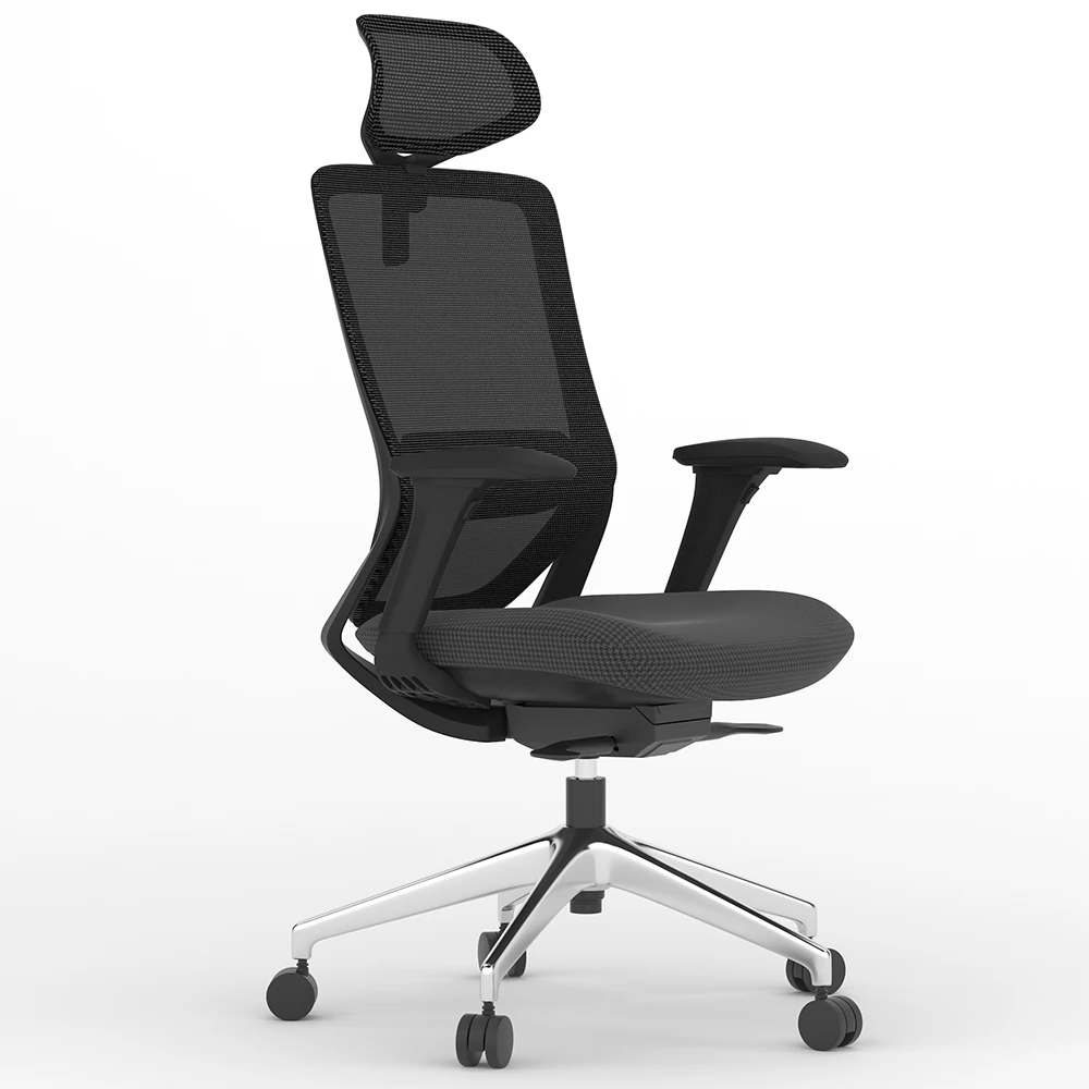 KOHO Newly Designed Comfortable Adjustable Ergonomics Black Mesh Ergonomic For Meeting Room High Back Zhejiang Office Chair