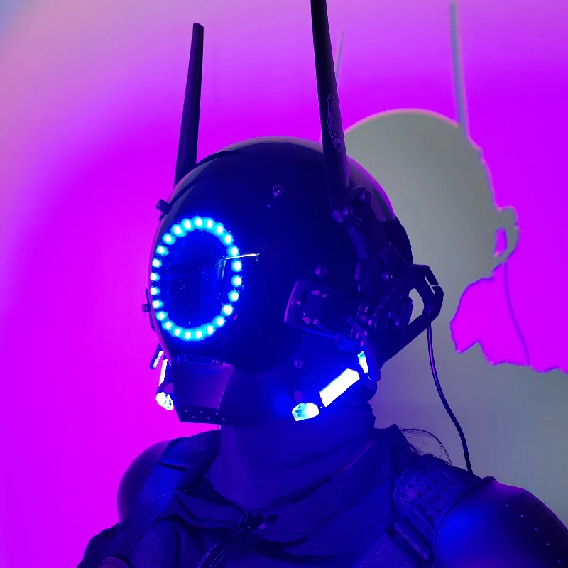 Cyberpunk Mask Cyberpunk Cosplay  Helmet Robocop Cyberpunk 2077 DJ Mask