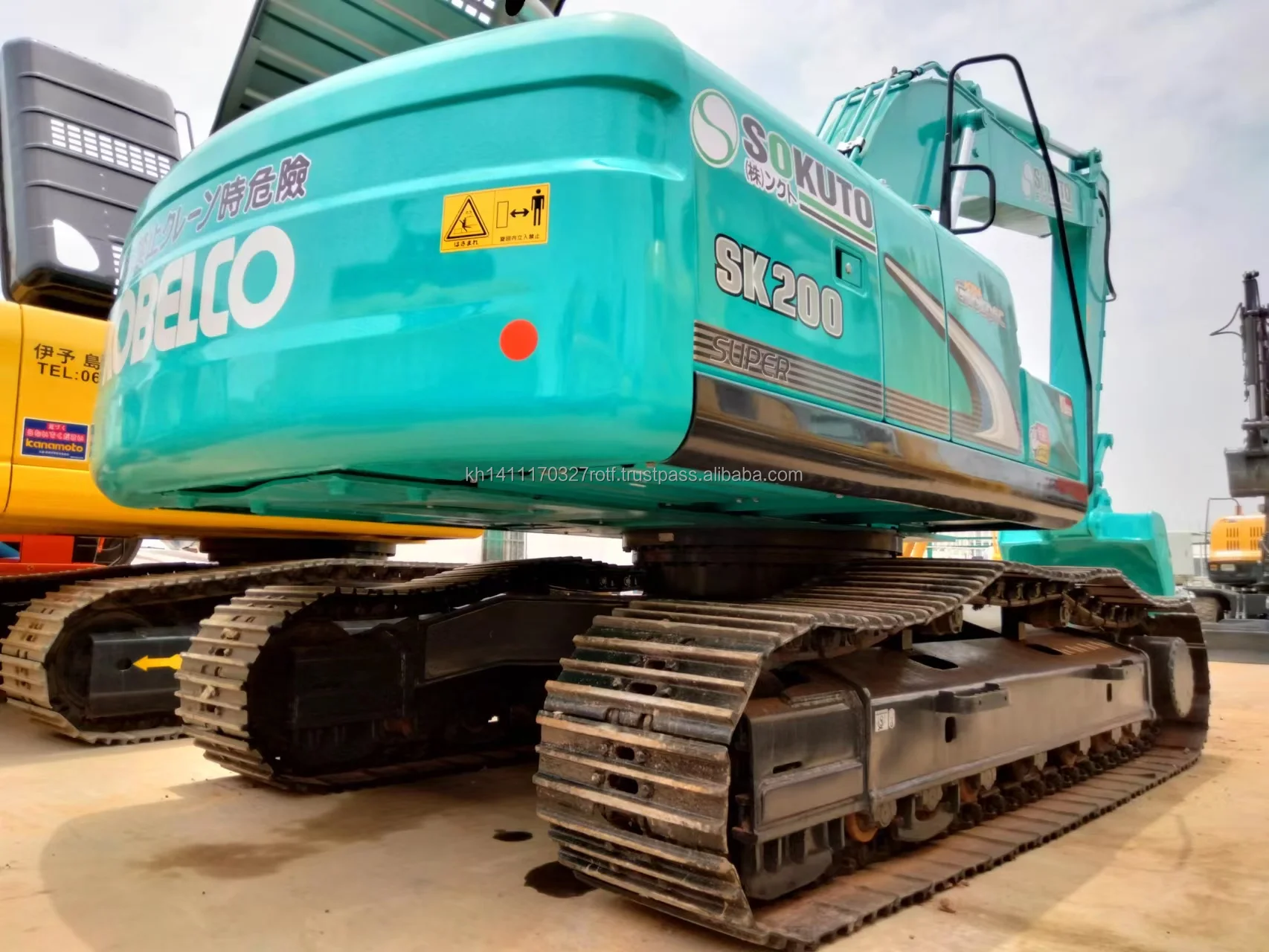 Used Second Hand Original Japan Kobelco Excavator Sk200d 20 Ton Crawler ...