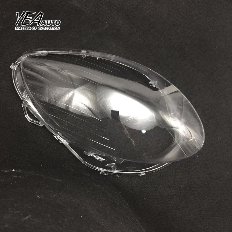 product yea auto car headlight glass pc lampshade cover lens for mercedes benz r350 r500 w251 headlamp glass shade lens cover 2006 2008-31