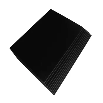 230gsm A4 Size Black Paper Black Chipboard Sheet Color Embossed Cover ...