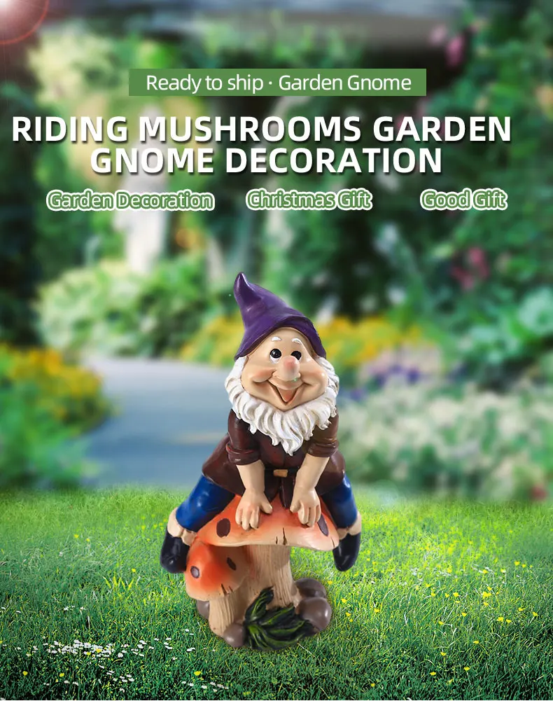 面白い庭gnome彫像置物屋外gnome像の装飾芝生の装飾品パティオ庭 Buy Decorative Concrete Statues Mushroom Polyresin Gnome Garden Decorations Product On Alibaba Com