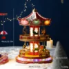 Red "Carousal" music box