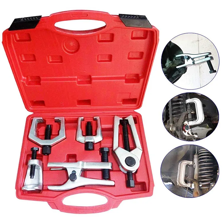5 Pcs Car Front End Service Tool Tie Rod Puller Ball Joint Splitter