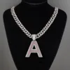 Silver pink letter A